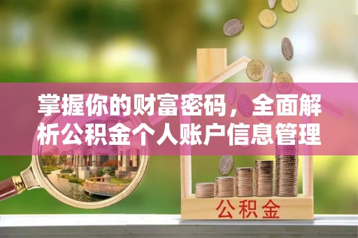 平桥掌握你的财富密码，全面解析公积金个人账户信息管理与优化