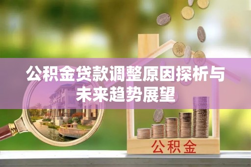 平桥公积金贷款调整原因探析与未来趋势展望
